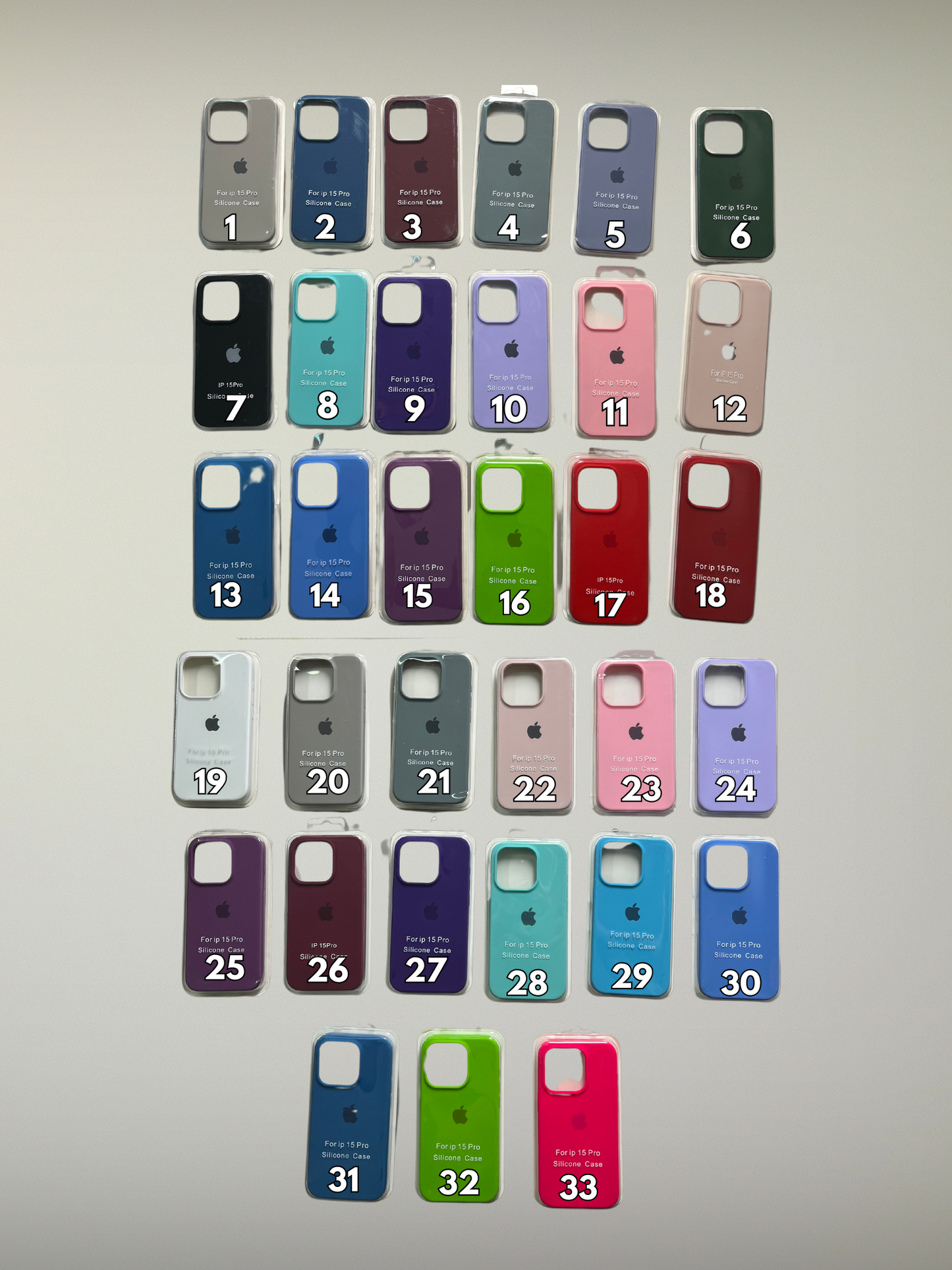 Silicon IPhone 15 (50u)