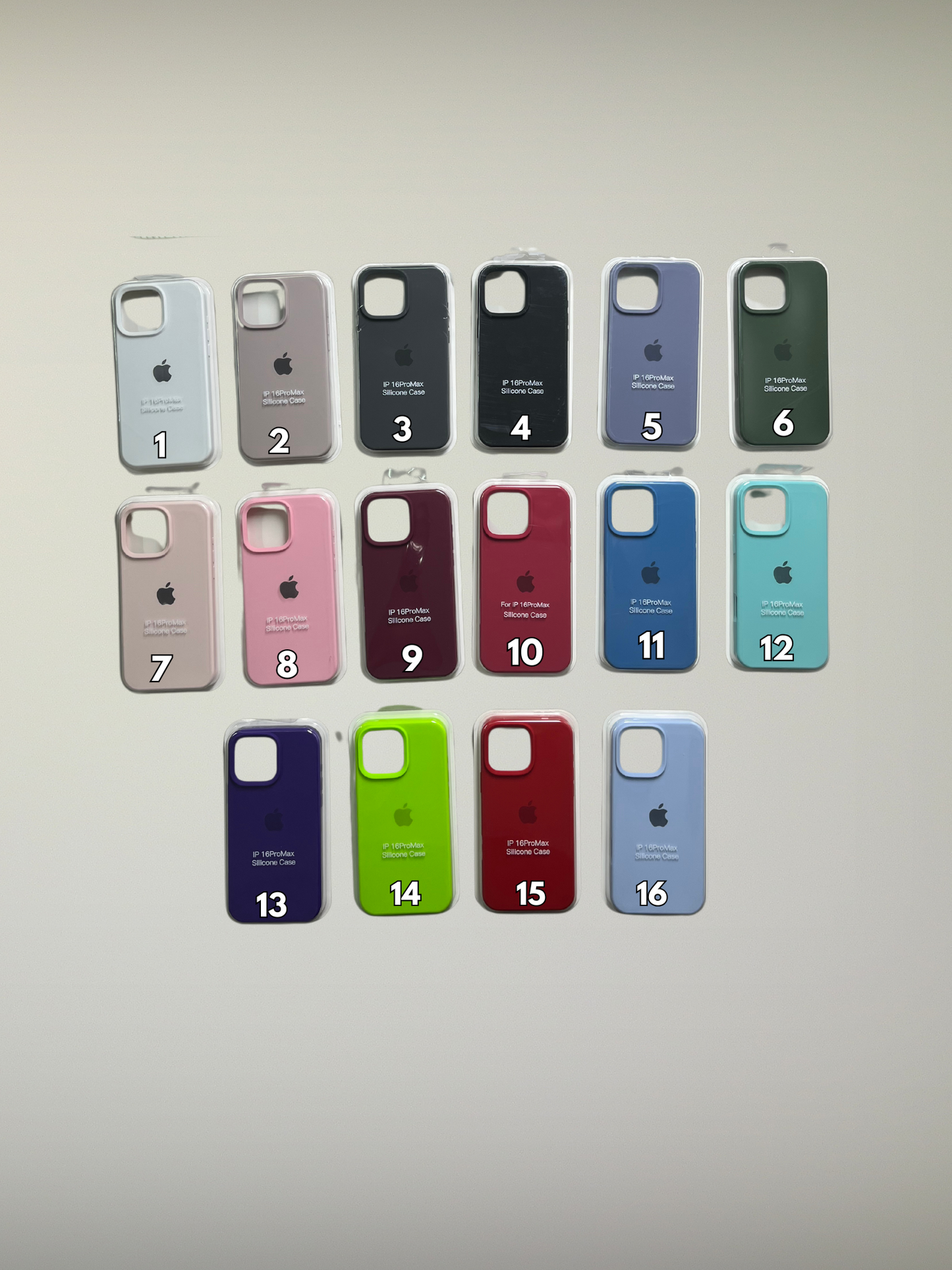 Silicone IPhone 16 (50u)