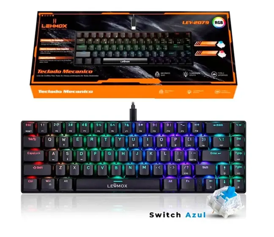 Teclado Mecanico RGB PC/PS4/XBOX (10u)