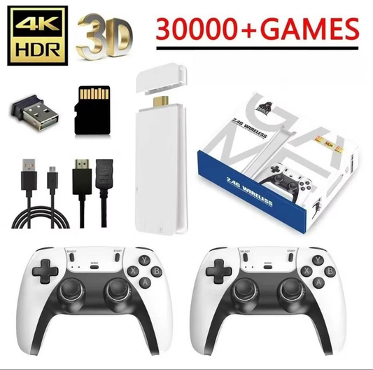 Consola Retro Stick M15 Pro 4K 64GB con 2 Controles y 30.000 Juegos (10u)