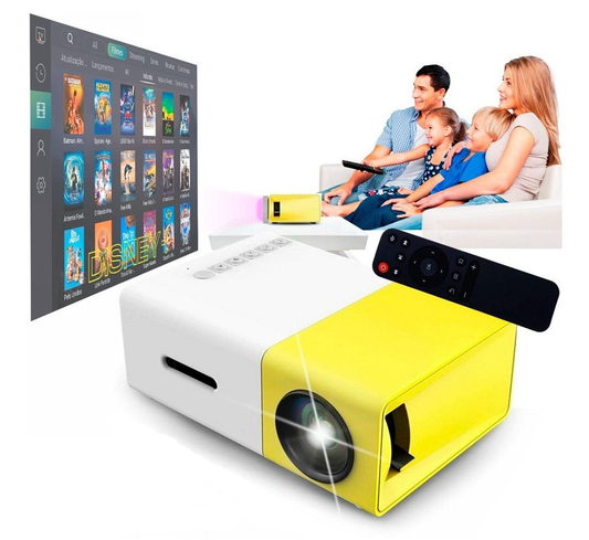 Mini Proyector Portátil HD 1080p – Entrada HDMI/AV