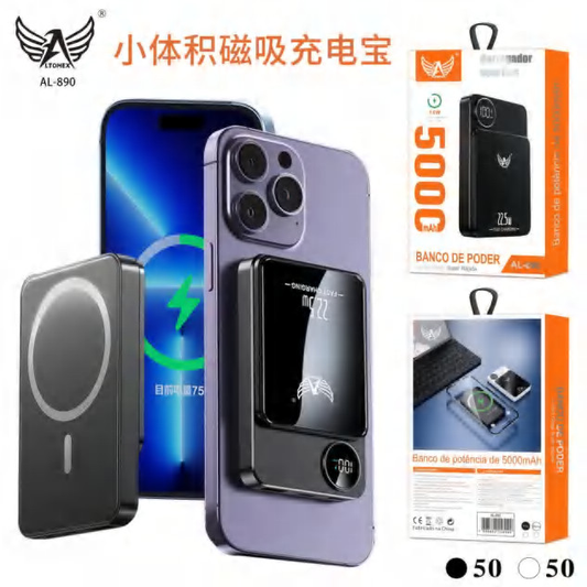 Power Bank Magnético 5000mAh – Turbo 22.5W