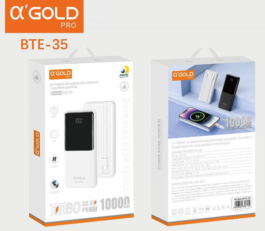 Power Bank Portátil 10000mAh 22.5W