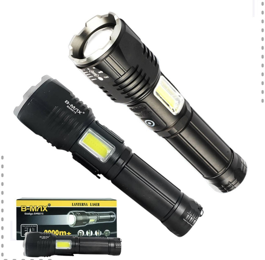 Linterna LED potente de mano 2000X
