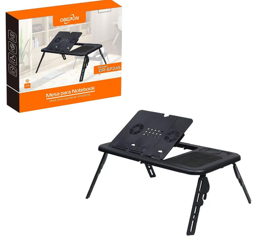 Mesa plegable para notebook con radiador multifuncional